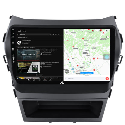 Navigatie Hyundai Santa Fe IX45 (2013-2017), Android, Z-Octacore / 8GB RAM + 256GB ROM, 9 Inch - AD-BGZ9008+AD-BGRKIT182