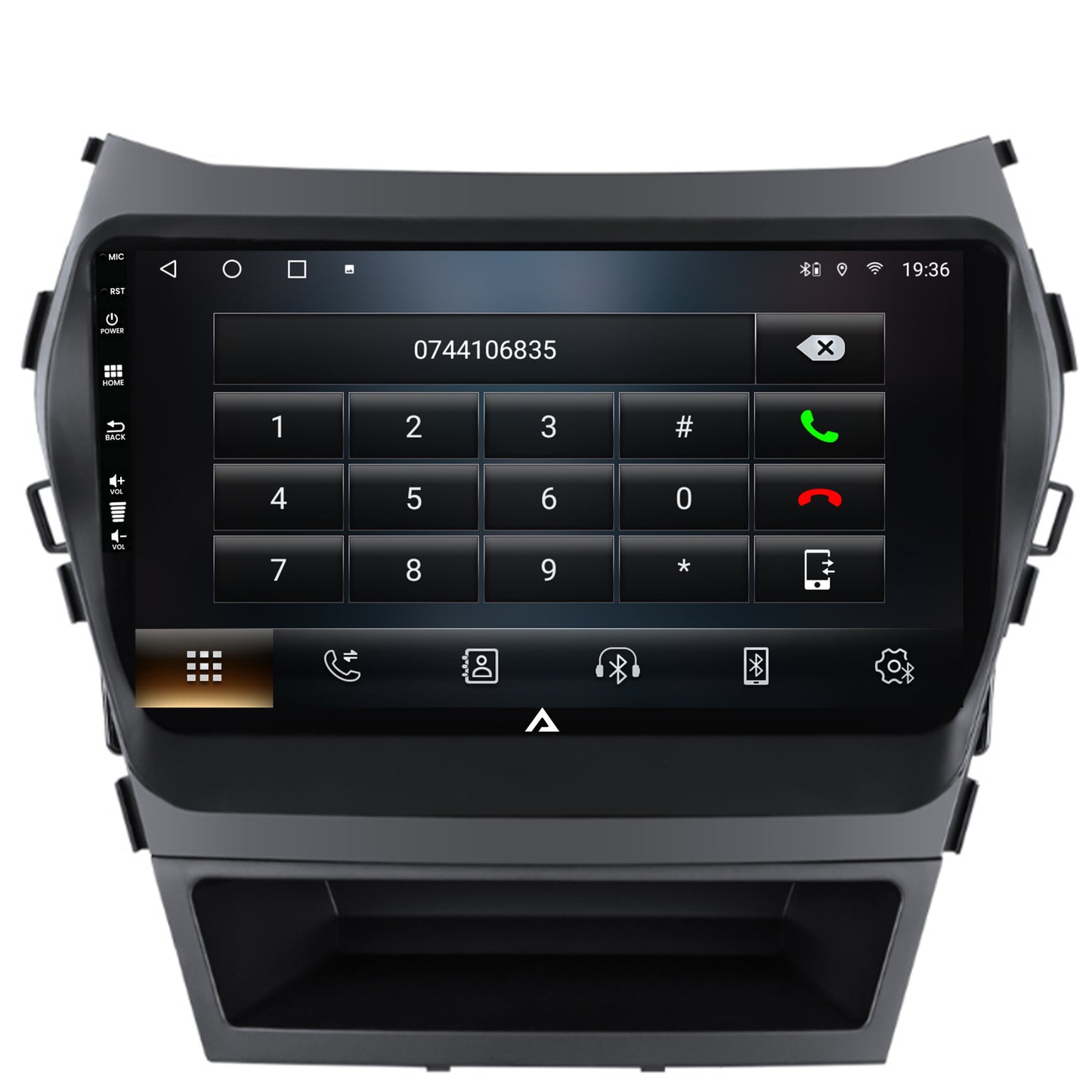 Navigatie Hyundai Santa Fe IX45 (2013-2017), Android, A-Octacore / 4GB RAM + 64GB ROM, 9 Inch - AD-BGA9004+AD-BGRKIT182