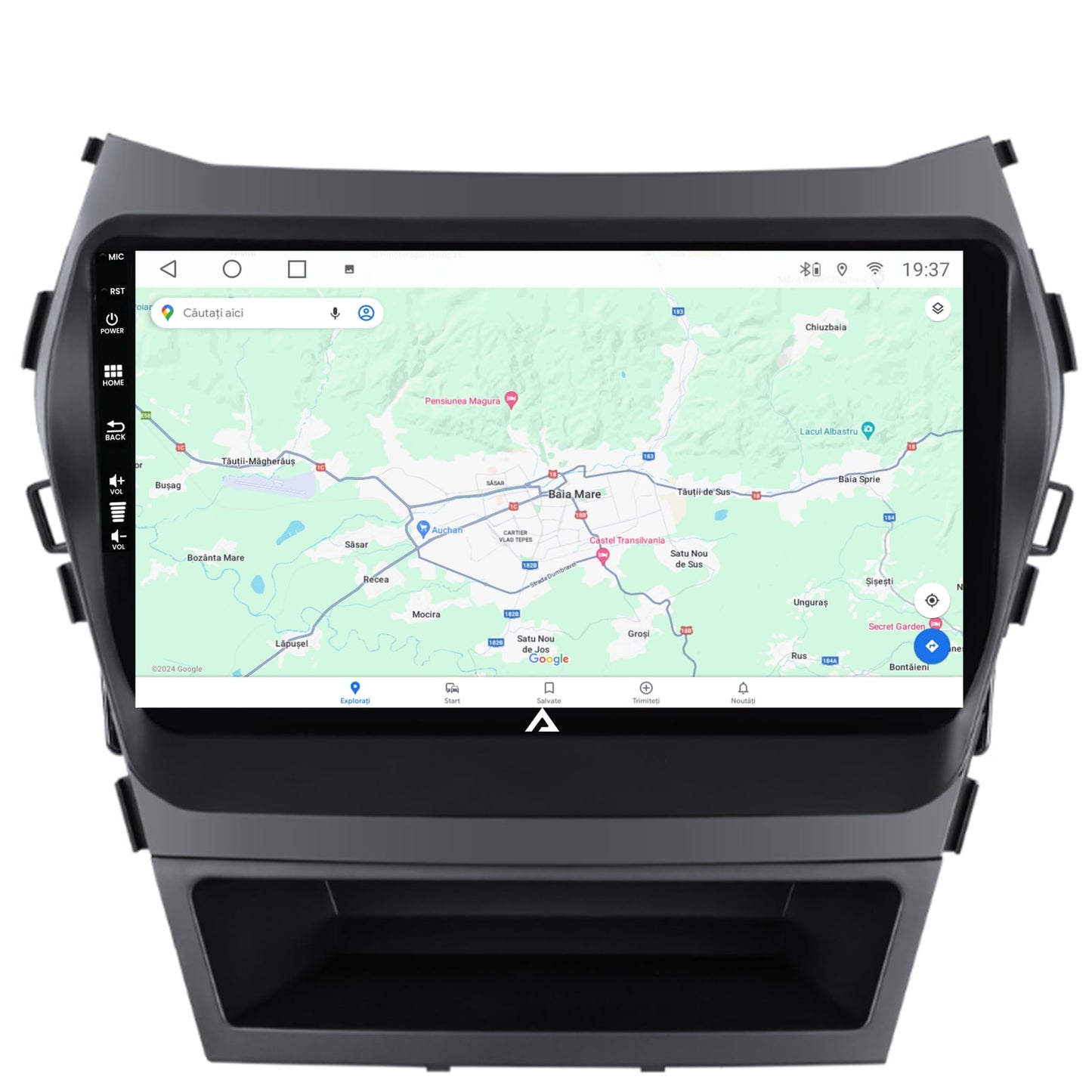 Navigatie Hyundai Santa Fe IX45 (2013-2017), Android, A-Octacore / 4GB RAM + 64GB ROM, 9 Inch - AD-BGA9004+AD-BGRKIT182