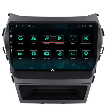 Navigatie Hyundai Santa Fe IX45 (2013-2017), Android, A-Octacore / 4GB RAM + 64GB ROM, 9 Inch - AD-BGA9004+AD-BGRKIT182