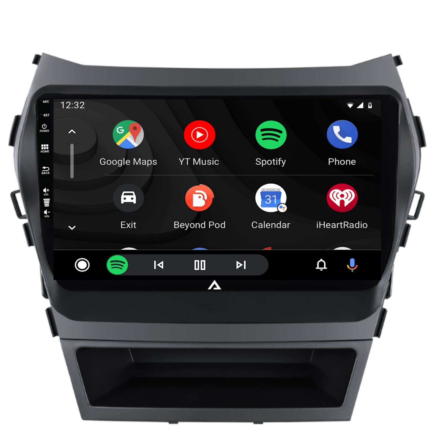 Navigatie Hyundai Santa Fe IX45 (2013-2017), Android, A-Octacore / 4GB RAM + 64GB ROM, 9 Inch - AD-BGA9004+AD-BGRKIT182