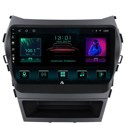 Navigatie Hyundai Santa Fe IX45 (2013-2017), Android, A-Octacore / 4GB RAM + 64GB ROM, 9 Inch - AD-BGA9004+AD-BGRKIT182