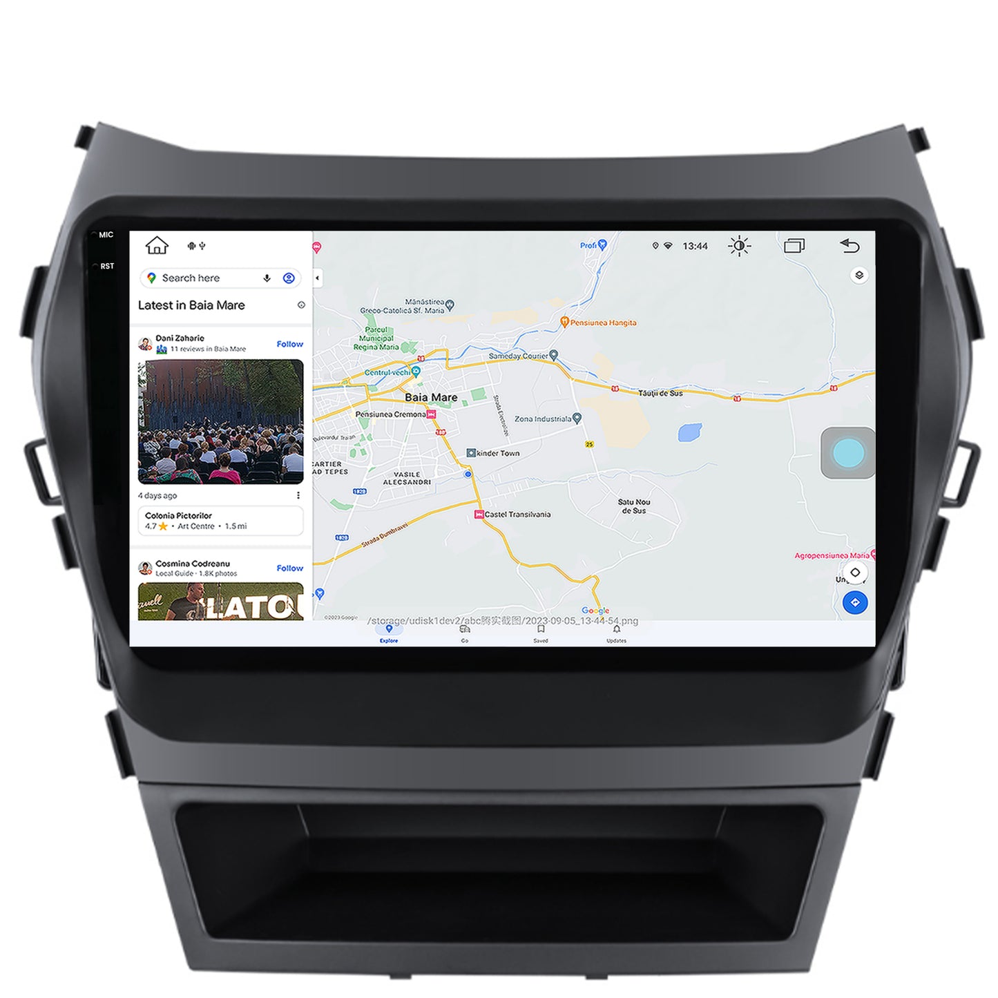 Navigatie Hyundai Santa Fe IX45 (2013-2017), Android, V-Octacore / 4GB RAM + 64GB ROM, 9.5 Inch - AD-BGV9004+AD-BGRKIT182