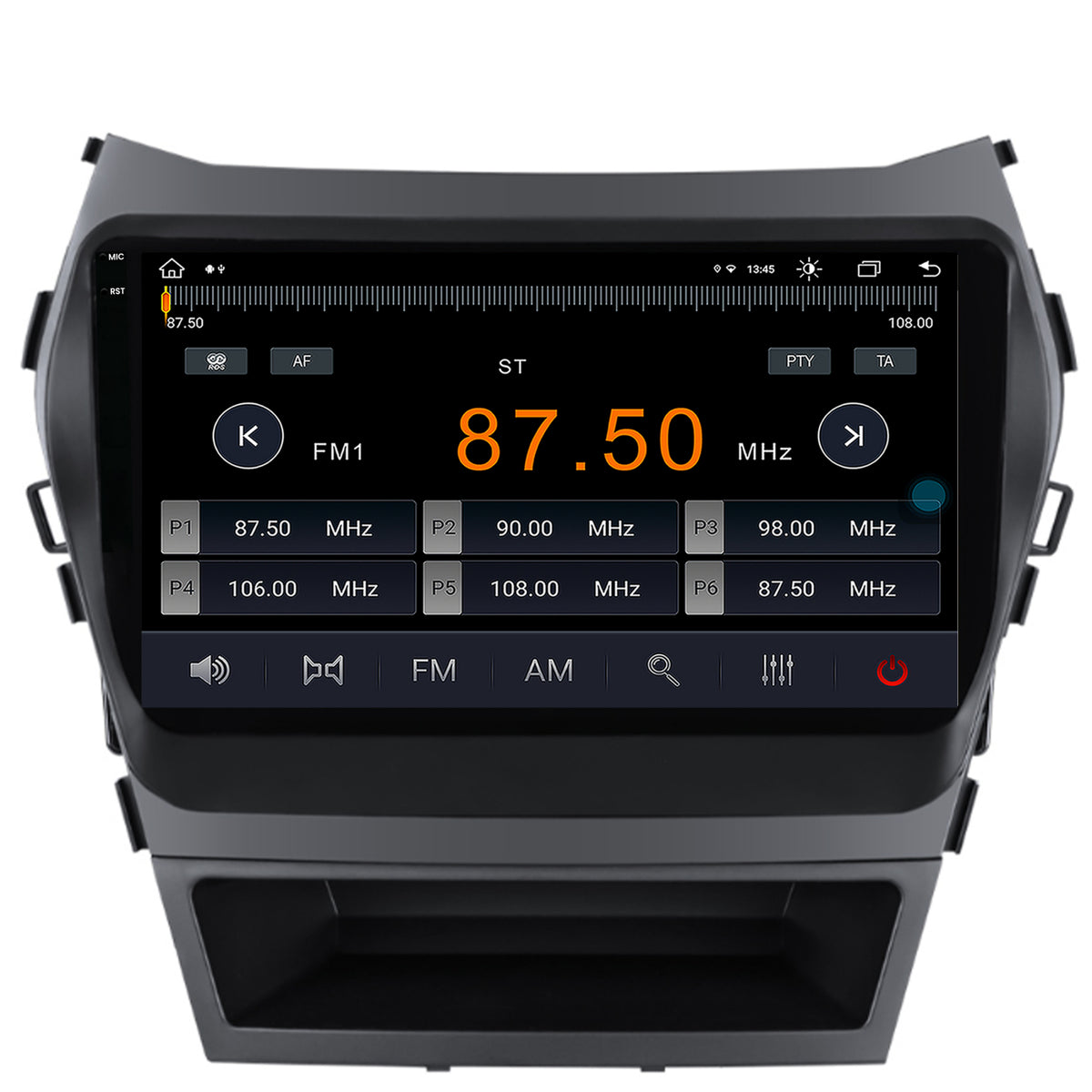 Navigatie Hyundai Santa Fe IX45 (2013-2017), Android, V-Octacore / 4GB RAM + 64GB ROM, 9.5 Inch - AD-BGV9004+AD-BGRKIT182