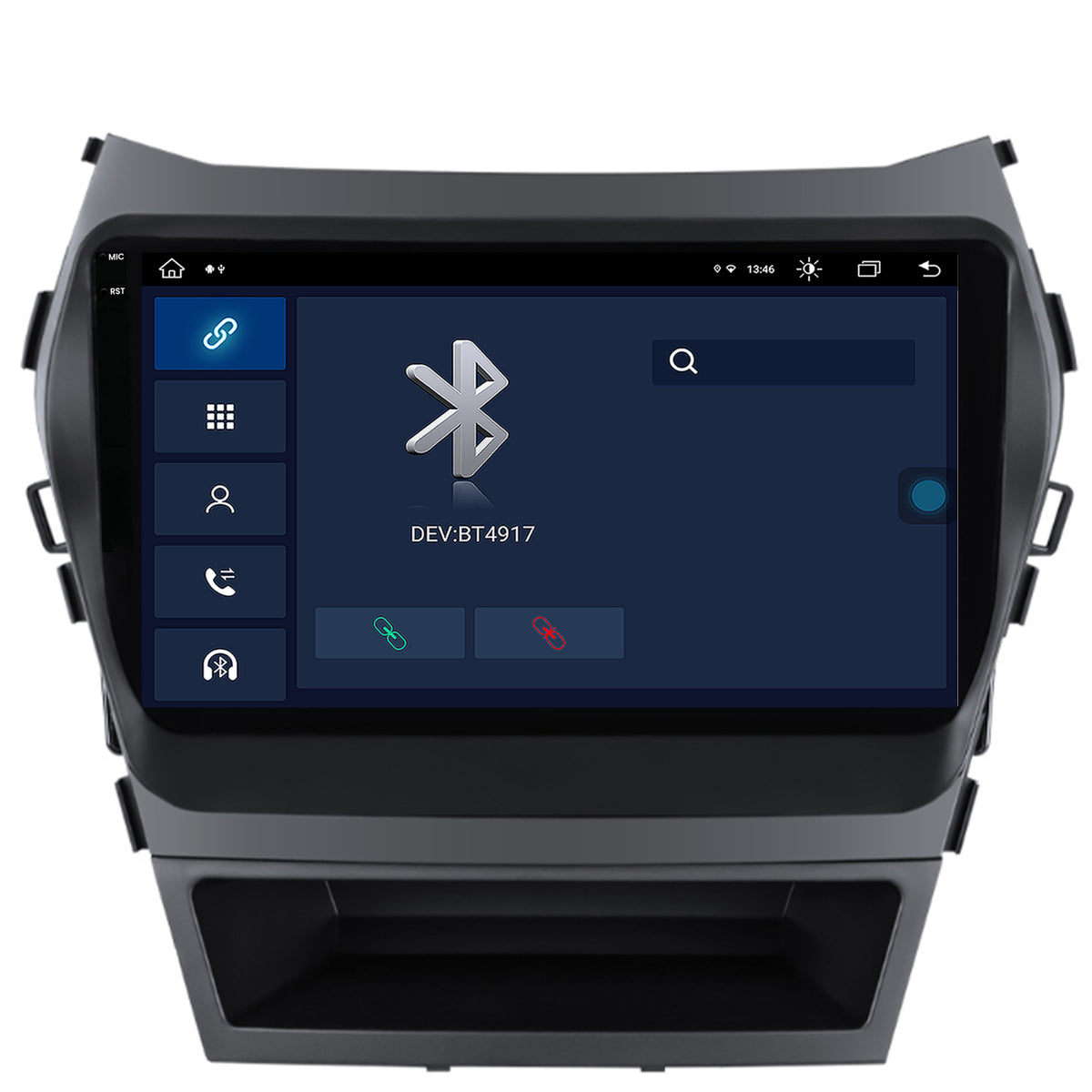 Navigatie Hyundai Santa Fe IX45 (2013-2017), Android, V-Octacore / 4GB RAM + 64GB ROM, 9.5 Inch - AD-BGV9004+AD-BGRKIT182
