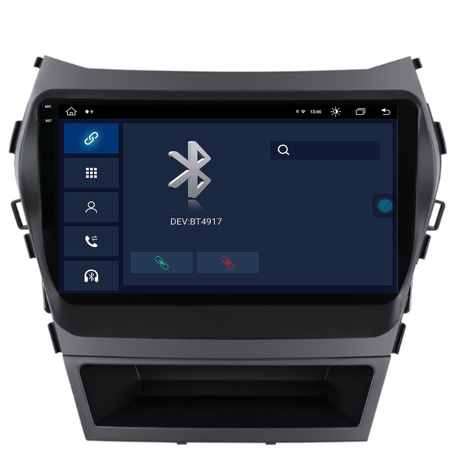 Navigatie Hyundai Santa Fe IX45 (2013-2017), Android, V-Octacore / 4GB RAM + 64GB ROM, 9.5 Inch - AD-BGV9004+AD-BGRKIT182