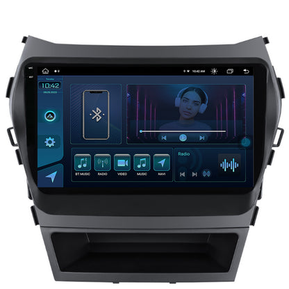 Navigatie Hyundai Santa Fe IX45 (2013-2017), Android, X-Octacore / 8GB RAM + 256GB ROM, 9.5 Inch - AD-BGX9008+AD-BGRKIT182