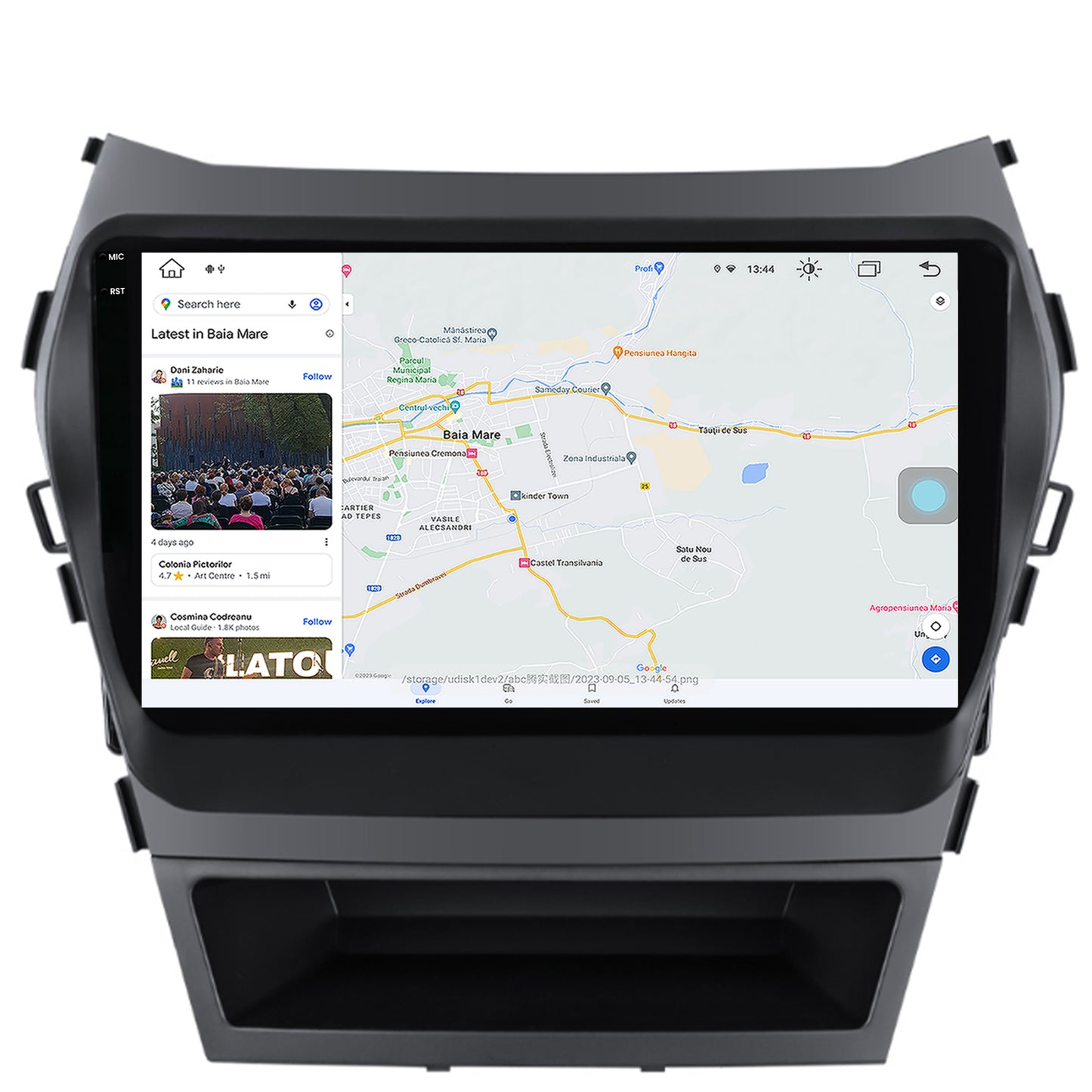 Navigatie Hyundai Santa Fe IX45 (2013-2017), Android, X-Octacore / 8GB RAM + 256GB ROM, 9.5 Inch - AD-BGX9008+AD-BGRKIT182
