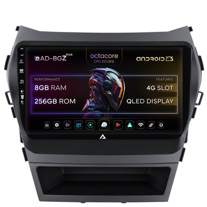 Navigatie Hyundai Santa Fe IX45 (2013-2017), Android, Z-Octacore / 8GB RAM + 256GB ROM, 9 Inch - AD-BGZ9008+AD-BGRKIT182