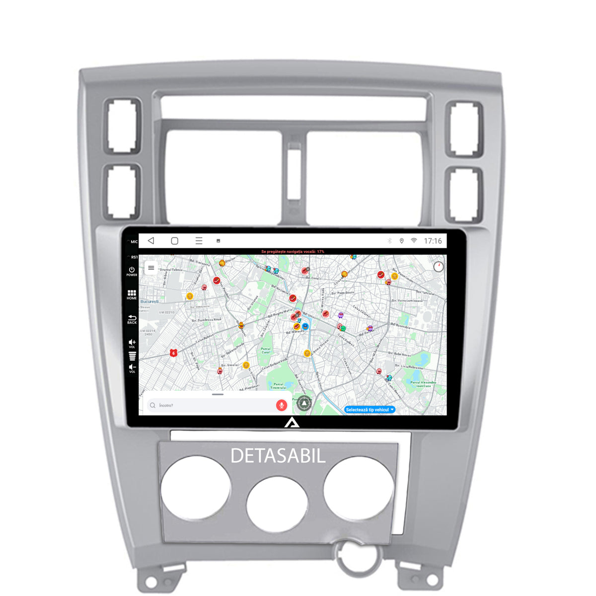 Navigatie Hyundai Tucson (2004-2009), Android, E-Octacore / 2GB RAM + 32GB ROM, 10.1 Inch - AD-BGE10002+AD-BGRKIT200