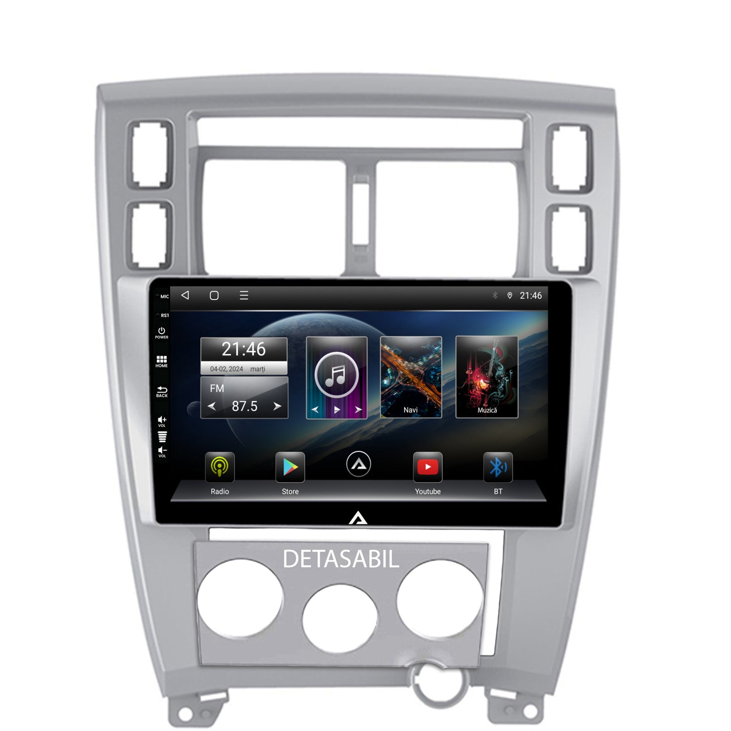 Navigatie Hyundai Tucson (2004-2009), Android, P-Octacore/ 2GB RAM + 32GB ROM, 10.1 INCH - AD-BGP10002+AD-BGRKIT200