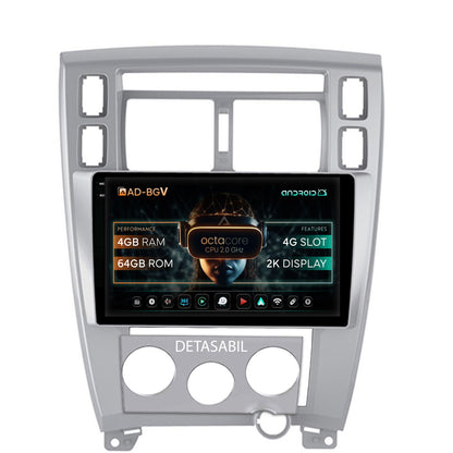Navigatie Hyundai Tucson (2004-2009), Android, V-Octacore / 4GB RAM + 64GB ROM, 10.36 Inch - AD-BGV10004+AD-BGRKIT200
