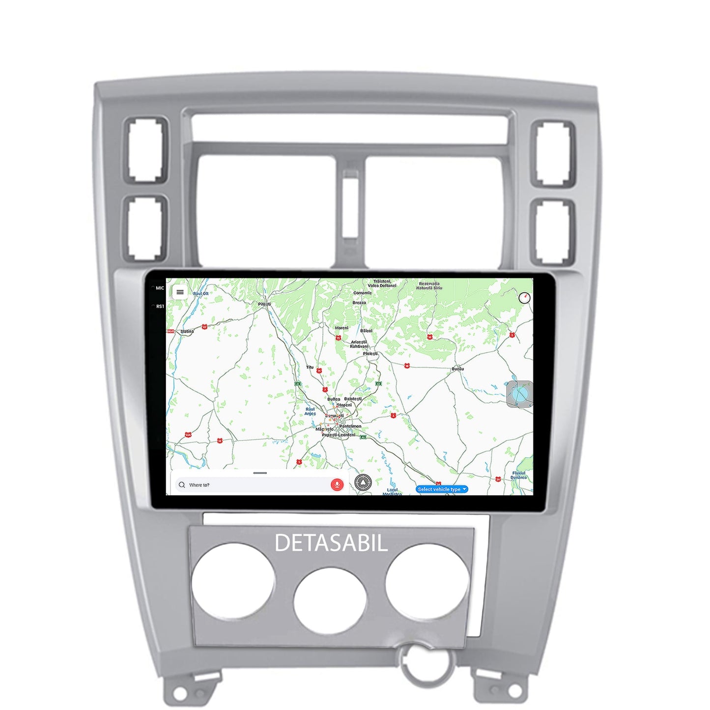 Navigatie Hyundai Tucson (2004-2009), Android, V-Octacore / 4GB RAM + 64GB ROM, 10.36 Inch - AD-BGV10004+AD-BGRKIT200