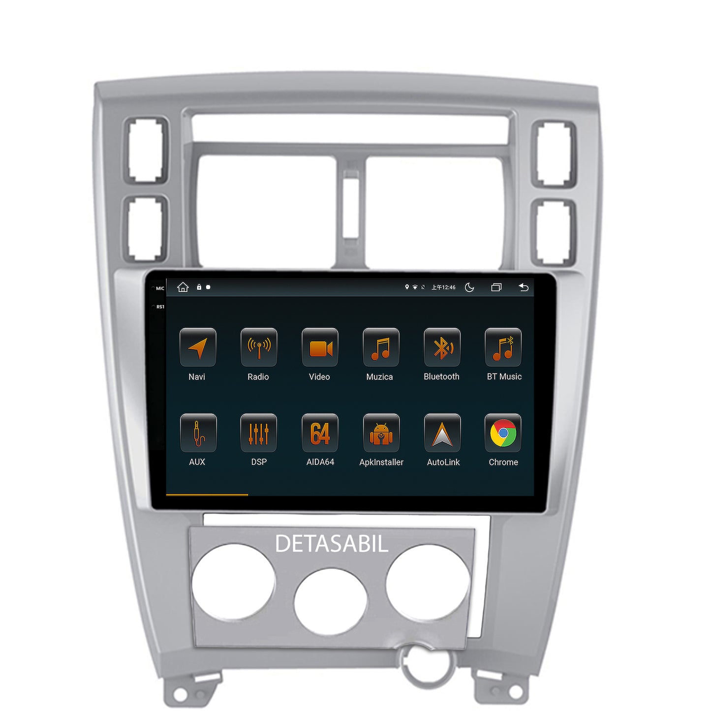 Navigatie Hyundai Tucson (2004-2009), Android, V-Octacore / 4GB RAM + 64GB ROM, 10.36 Inch - AD-BGV10004+AD-BGRKIT200