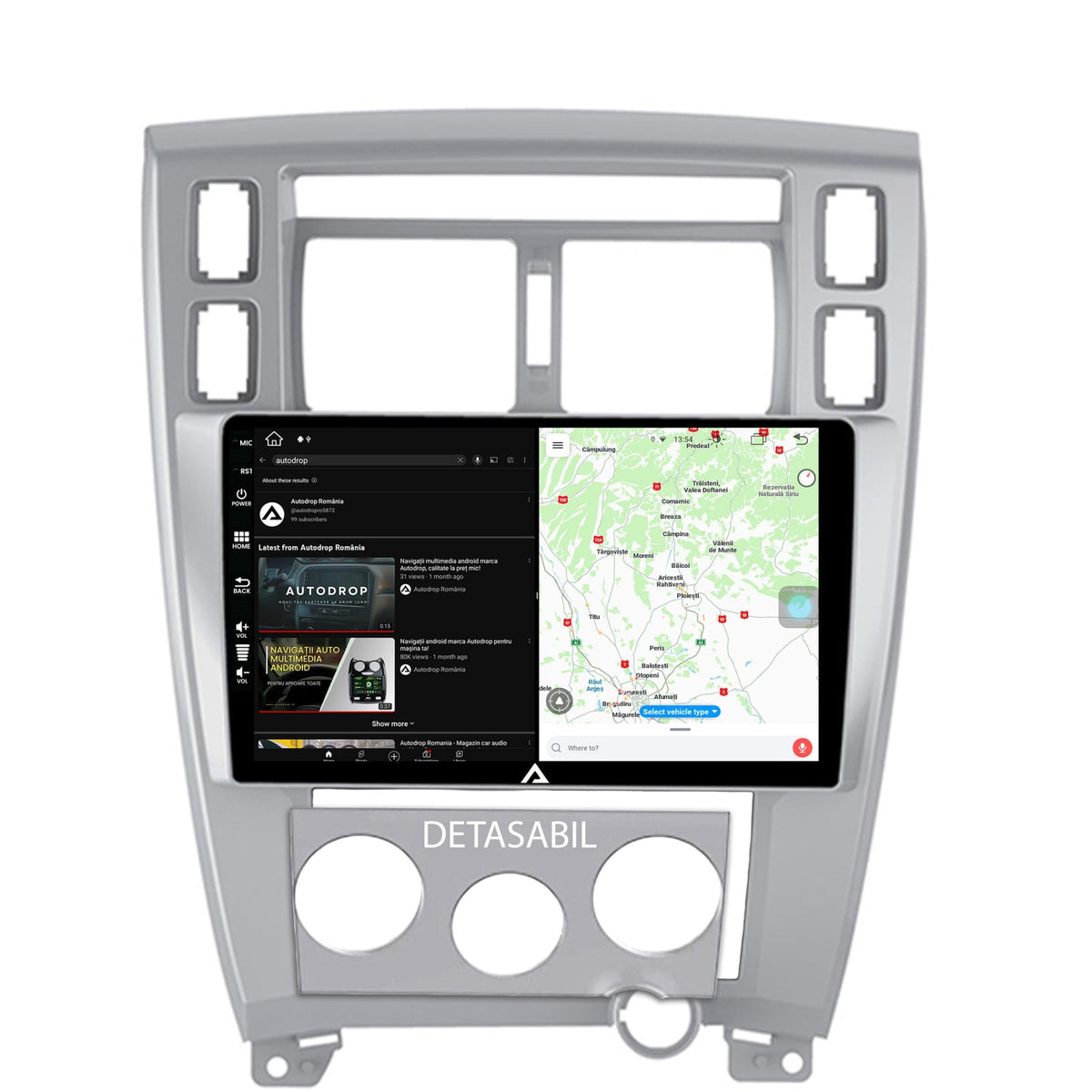 Navigatie Hyundai Tucson (2004-2009), Android, Z-Octacore / 8GB RAM + 256GB ROM, 10.1 Inch - AD-BGZ10008+AD-BGRKIT200