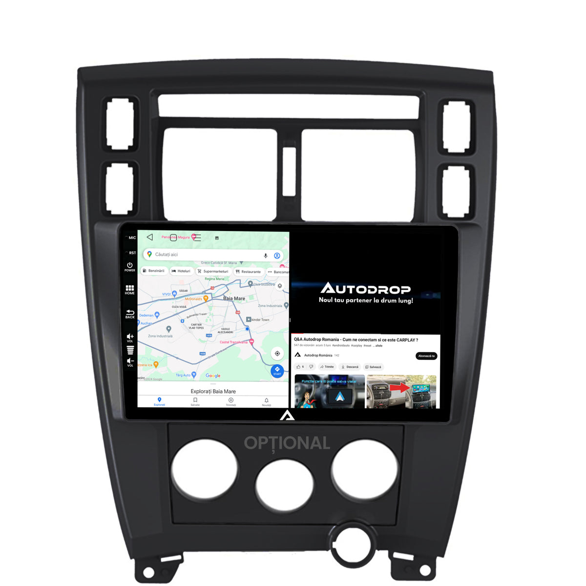Navigatie Hyundai Tucson (2006-2013), Android, E-Octacore / 2GB RAM + 32GB ROM, 10.1 Inch - AD-BGE10002+AD-BGRKIT200B