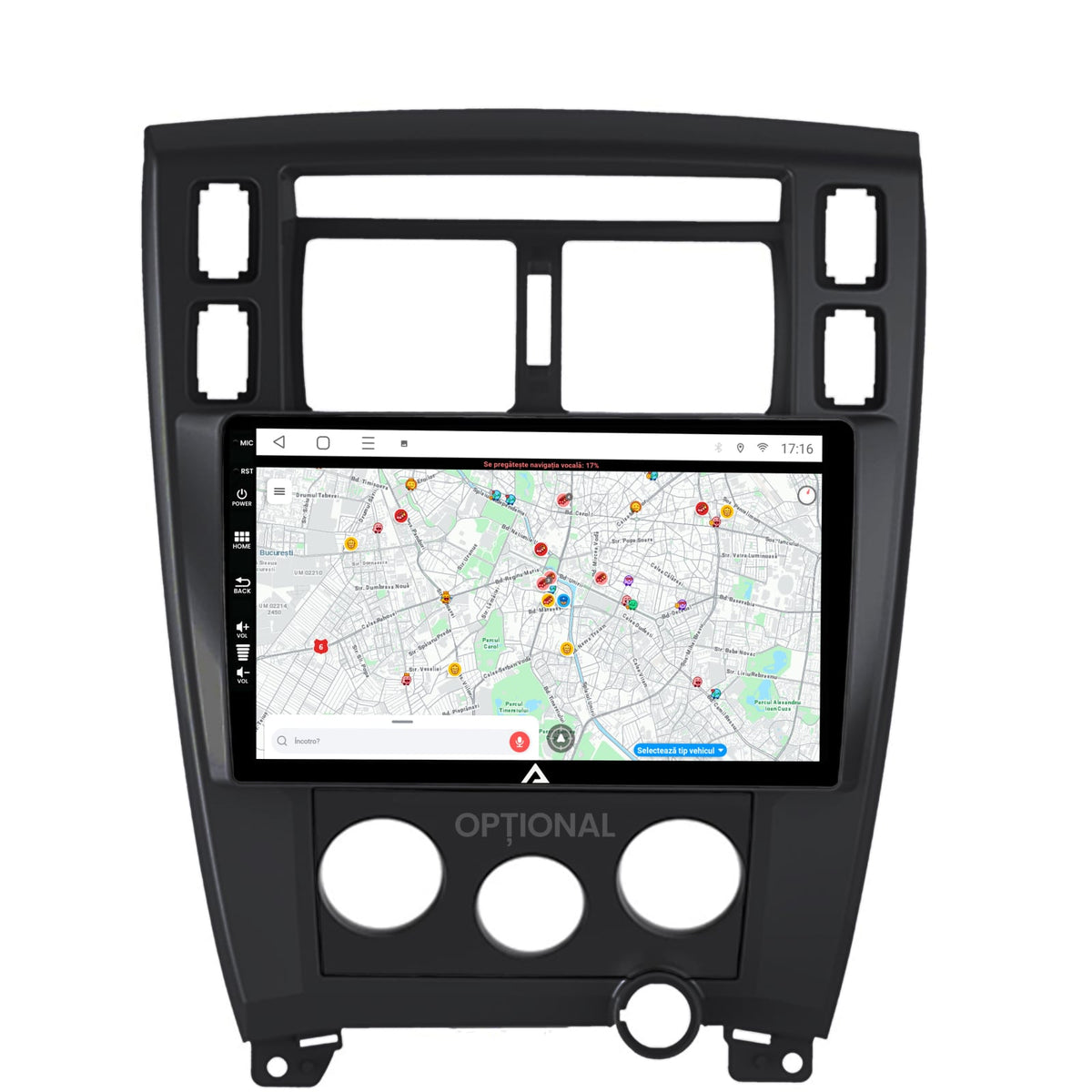 Navigatie Hyundai Tucson (2006-2013), Android, E-Octacore / 2GB RAM + 32GB ROM, 10.1 Inch - AD-BGE10002+AD-BGRKIT200B