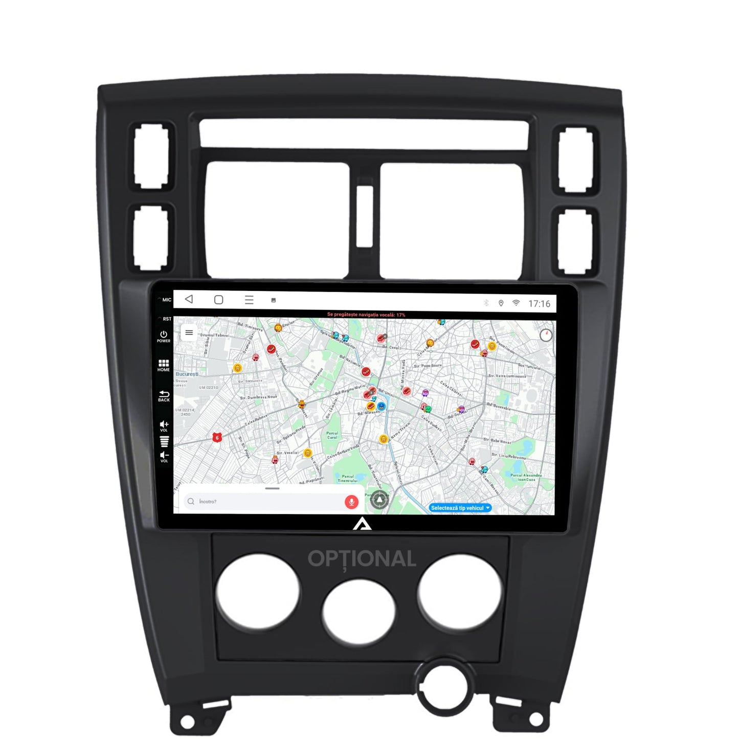 Navigatie Hyundai Tucson (2006-2013), Android, E-Octacore / 2GB RAM + 32GB ROM, 10.1 Inch - AD-BGE10002+AD-BGRKIT200B