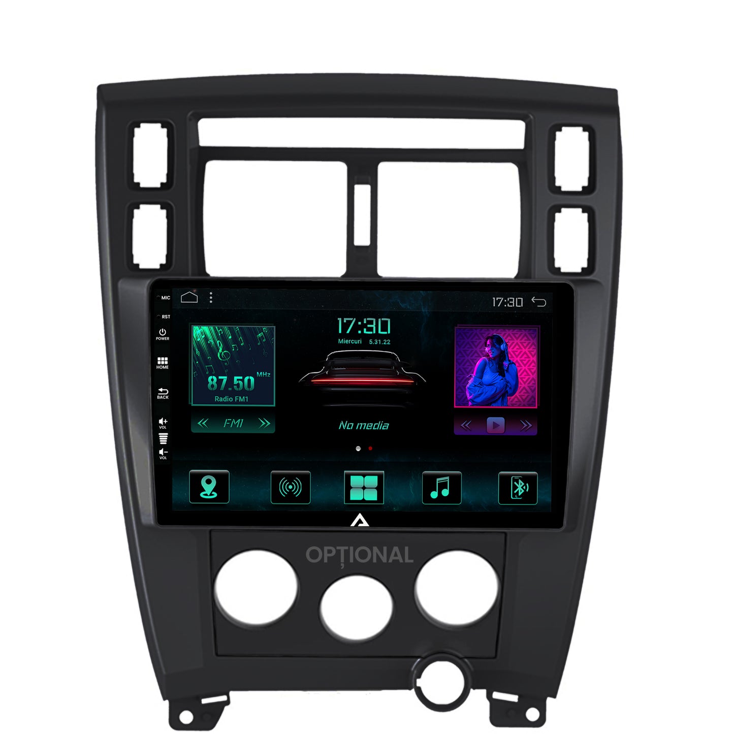 Navigatie Hyundai Tucson (2006-2013), Android, A-Octacore / 4GB RAM + 64GB ROM, 10.1 Inch - AD-BGA10004+AD-BGRKIT200B