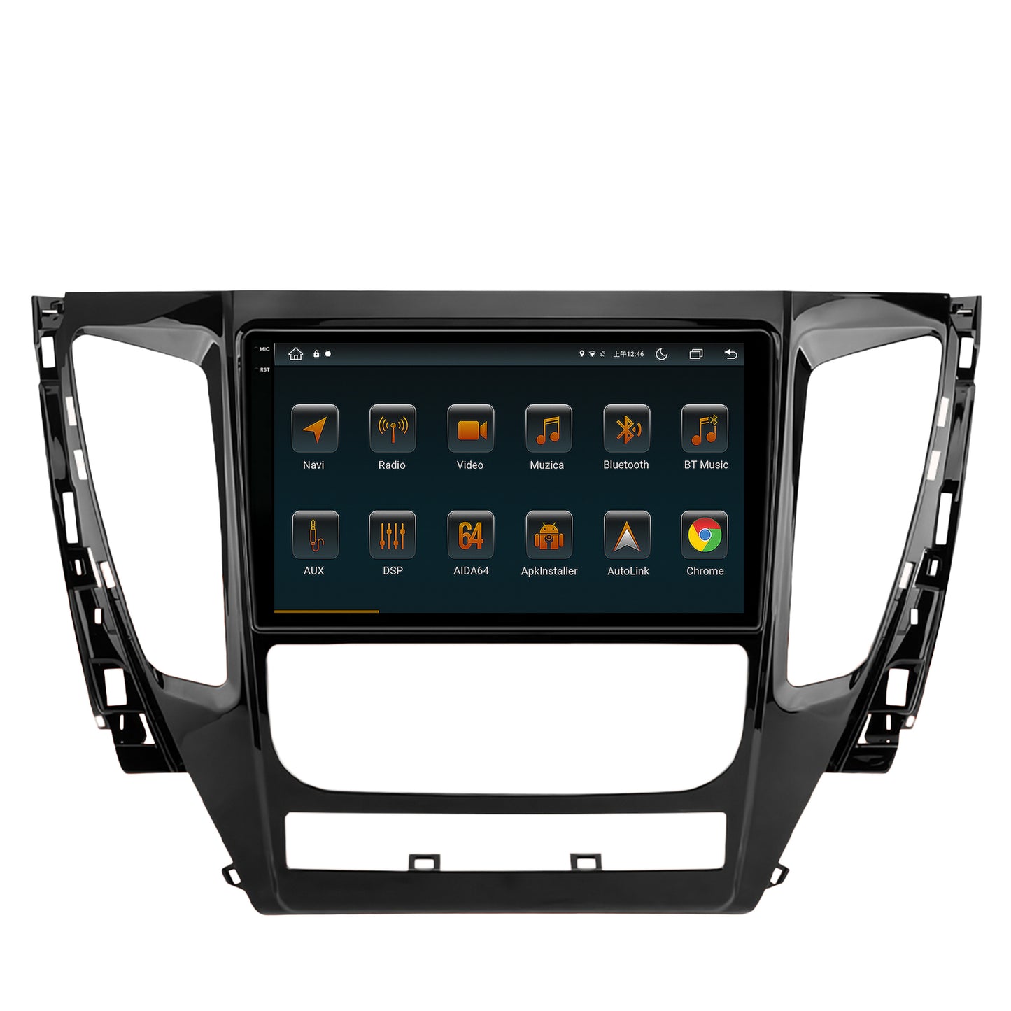 Navigatie Mitsubishi Pajero (2016-2018), Android, V-Octacore / 4GB RAM + 64GB ROM, 9.5 Inch - AD-BGV9004+AD-BGRKIT270