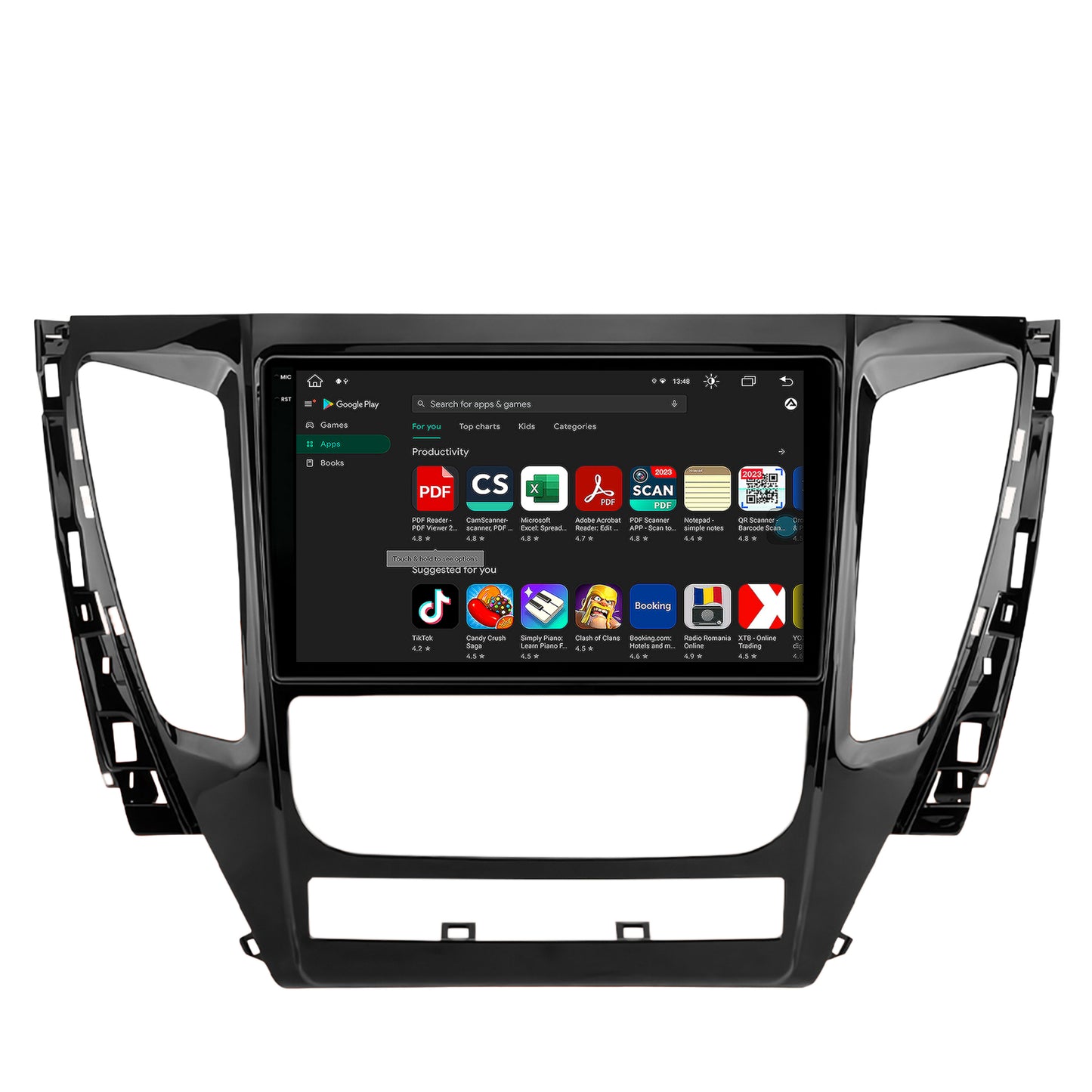 Navigatie Mitsubishi Pajero (2016-2018), Android, V-Octacore / 4GB RAM + 64GB ROM, 9.5 Inch - AD-BGV9004+AD-BGRKIT270