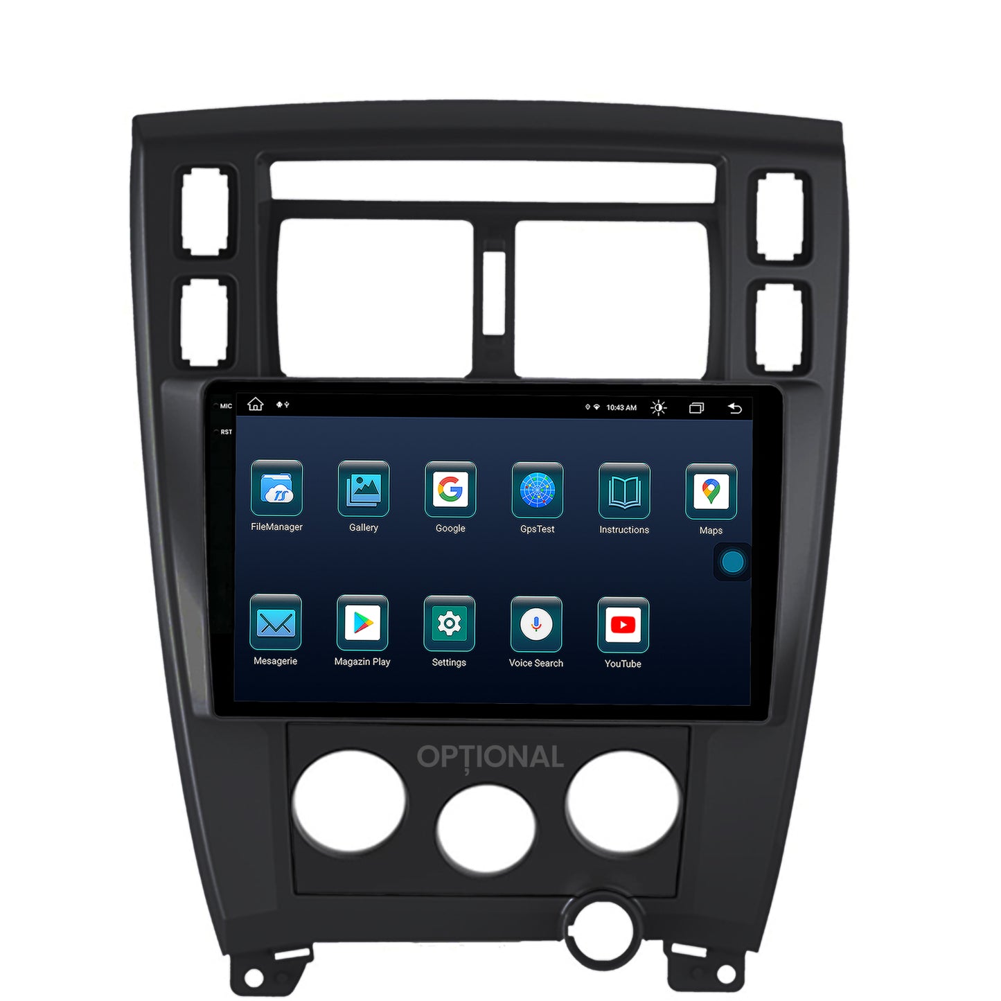 Navigatie Hyundai Tucson (2006-2013), Android, X-Octacore / 8GB RAM + 256GB ROM, 10.36 Inch - AD-BGX10008+AD-BGRKIT200B