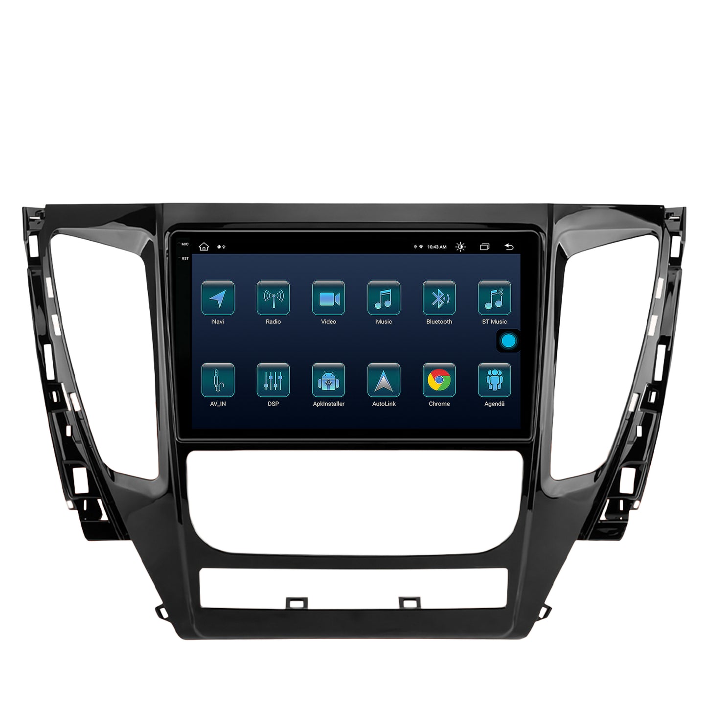 Navigatie Mitsubishi Pajero (2016-2018), Android, X-Octacore / 8GB RAM + 256GB ROM, 9.5 Inch - AD-BGX9008+AD-BGRKIT270