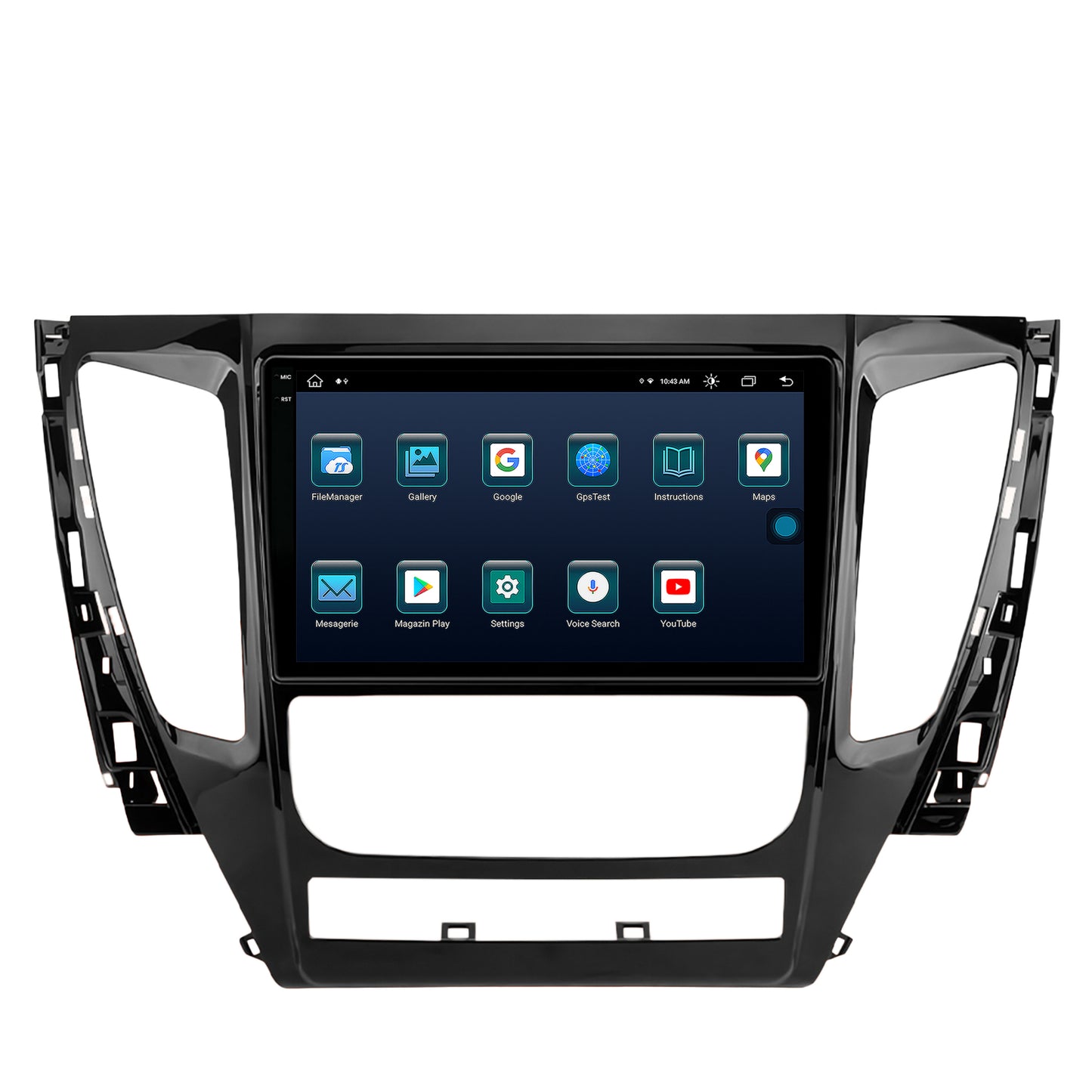Navigatie Mitsubishi Pajero (2016-2018), Android, X-Octacore / 8GB RAM + 256GB ROM, 9.5 Inch - AD-BGX9008+AD-BGRKIT270