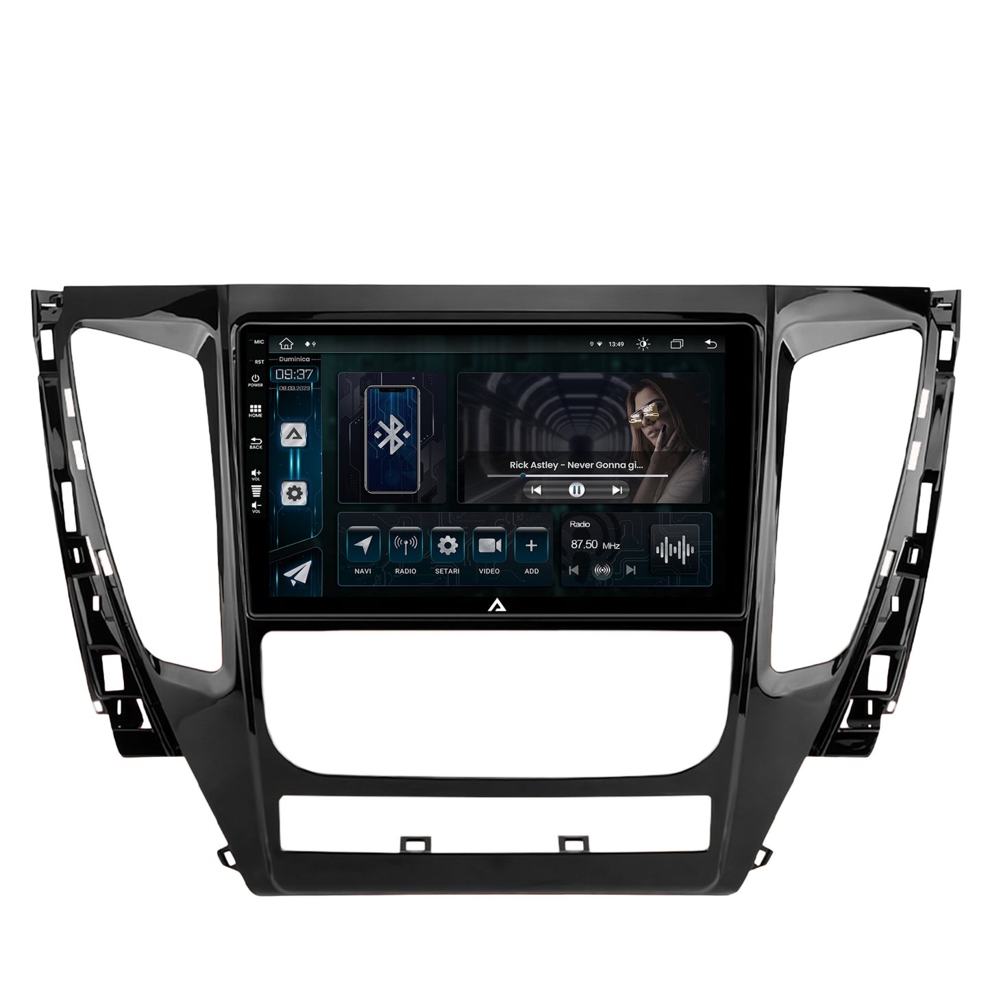 Navigatie Mitsubishi Pajero (2016-2018), Android, Z-Octacore / 8GB RAM + 256GB ROM, 9 Inch - AD-BGZ9008+AD-BGRKIT270