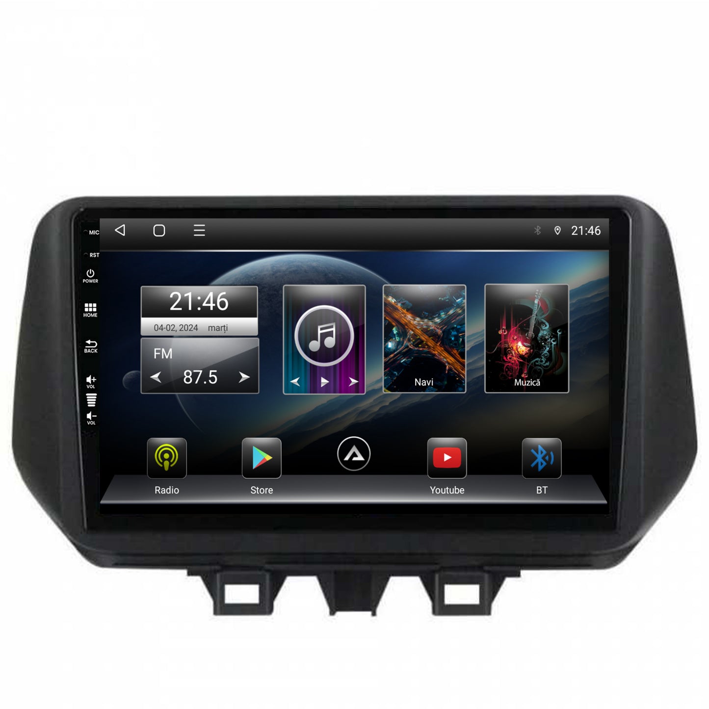 Navigatie Hyundai Tucson (2018-2020), Android, P-Octacore / 2GB RAM + 32GB ROM, 9 Inch - AD-BGP9002+AD-BGRKIT204