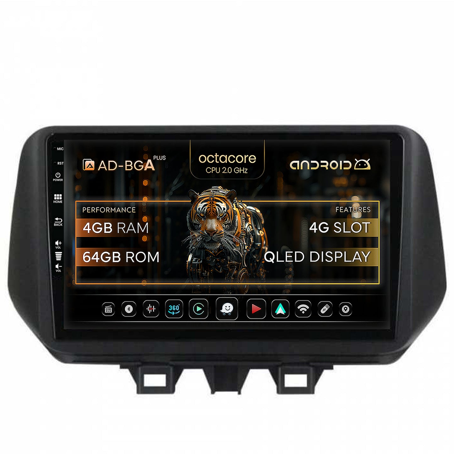 Navigatie Hyundai Tucson (2018-2020), Android, A-Octacore / 4GB RAM + 64GB ROM, 9 Inch - AD-BGA9004+AD-BGRKIT204