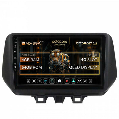 Navigatie Hyundai Tucson (2018-2020), Android, A-Octacore / 4GB RAM + 64GB ROM, 9 Inch - AD-BGA10004+AD-BGRKIT203