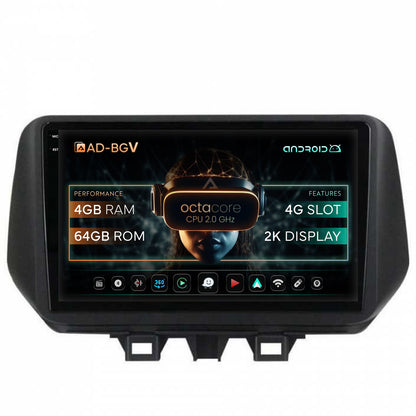 Navigatie Hyundai Tucson (2018-2020), Android, V-Octacore / 4GB RAM + 64GB ROM, 9.5 Inch - AD-BGV9004+AD-BGRKIT204