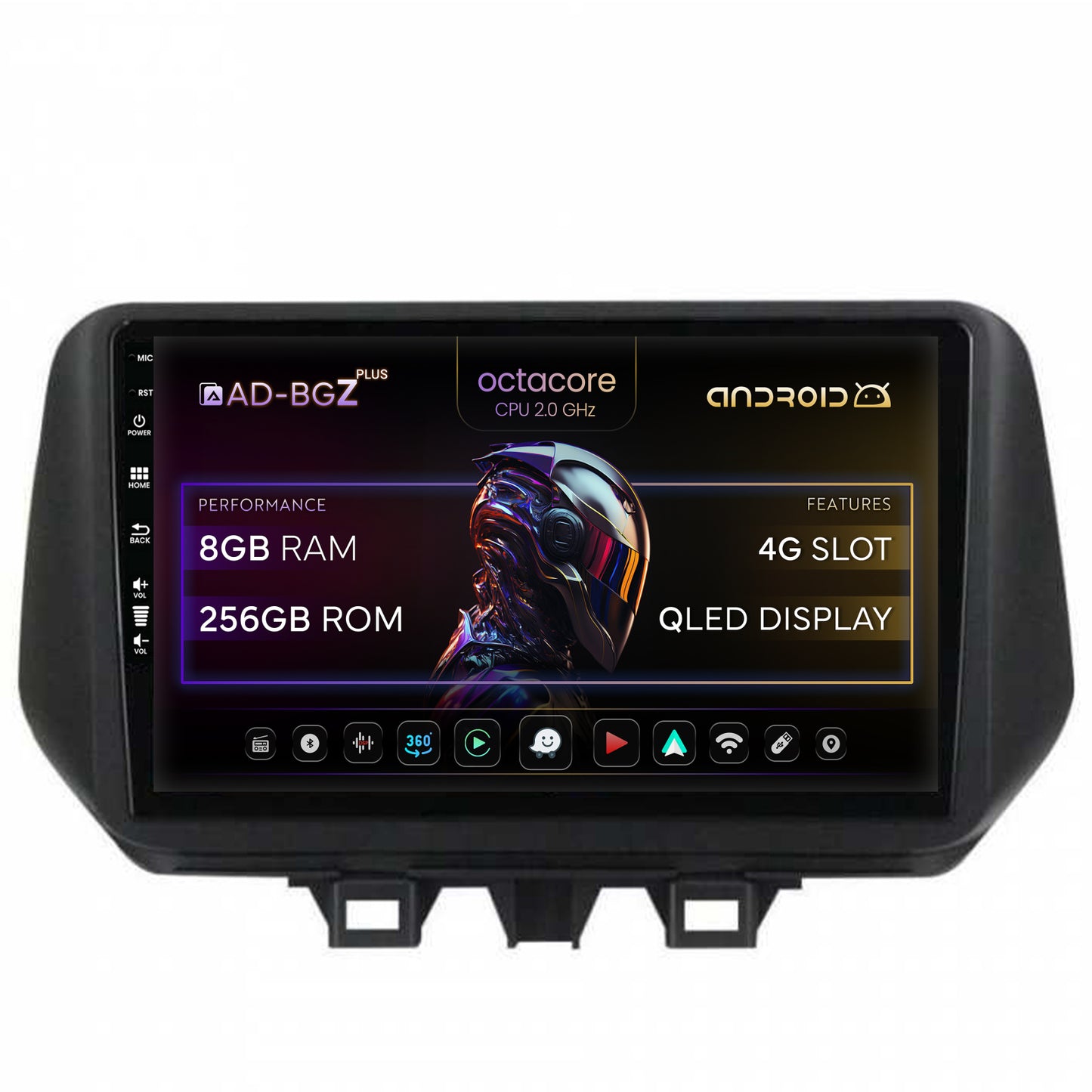 Navigatie Hyundai Tucson (2018-2020), Android, Z-Octacore / 8GB RAM + 256GB ROM, 9 Inch - AD-BGZ9008+AD-BGRKIT204
