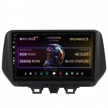 Navigatie Hyundai Tucson (2018-2020), Android, Z-Octacore / 8GB RAM + 256GB ROM, 9 Inch - AD-BGZ9008+AD-BGRKIT204