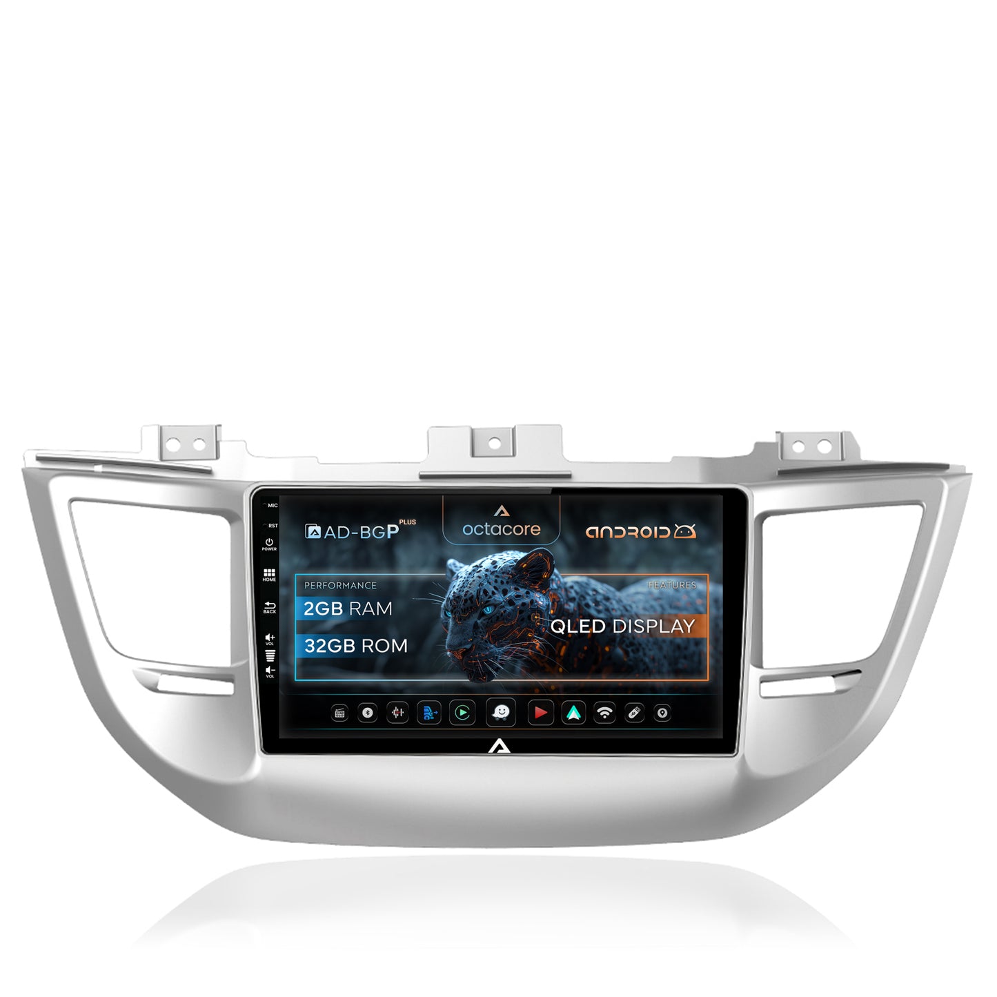 Navigatie Hyundai Tucson 3 (2015-2018), Android, P-Octacore / 2GB RAM + 32GB ROM, 9 Inch - AD-BGP9002+AD-BGRKIT176