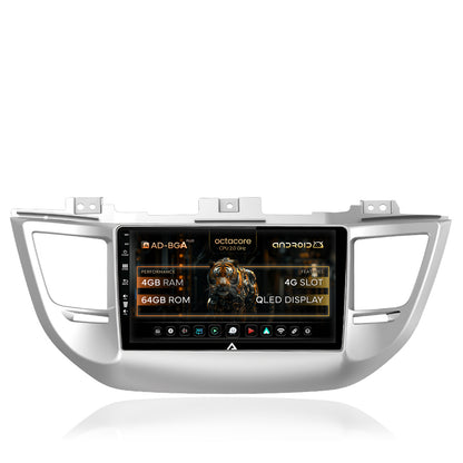 Navigatie Hyundai Tucson 3 (2015-2018), Android, A-Octacore / 4GB RAM + 64GB ROM, 9 Inch - AD-BGA9004+AD-BGRKIT176