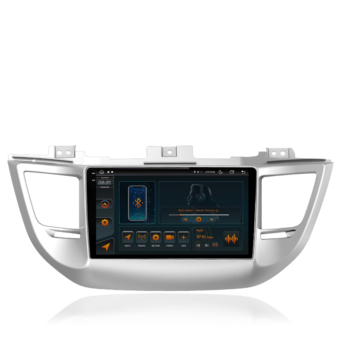 Navigatie Hyundai Tucson 3 (2015-2018), Android, V-Octacore / 4GB RAM + 64GB ROM, 9.5 Inch - AD-BGV9004+AD-BGRKIT176