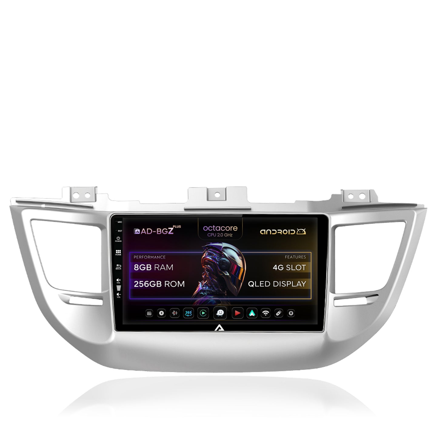 Navigatie Hyundai Tucson 3 (2015-2018), Android, Z-Octacore / 8GB RAM + 256GB ROM, 9 Inch - AD-BGZ9008+AD-BGRKIT176