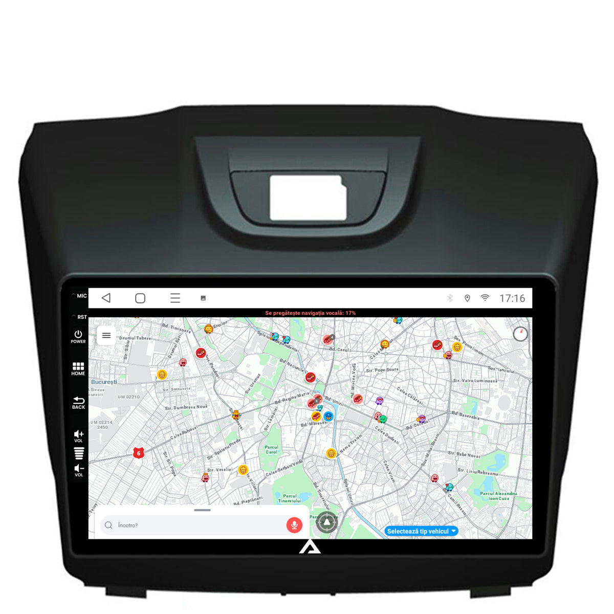 Navigatie Isuzu D-MAX (2015+), Android, E-Octacore / 2GB RAM + 32GB ROM, 9 Inch - AD-BGE9002+AD-BGRKIT311