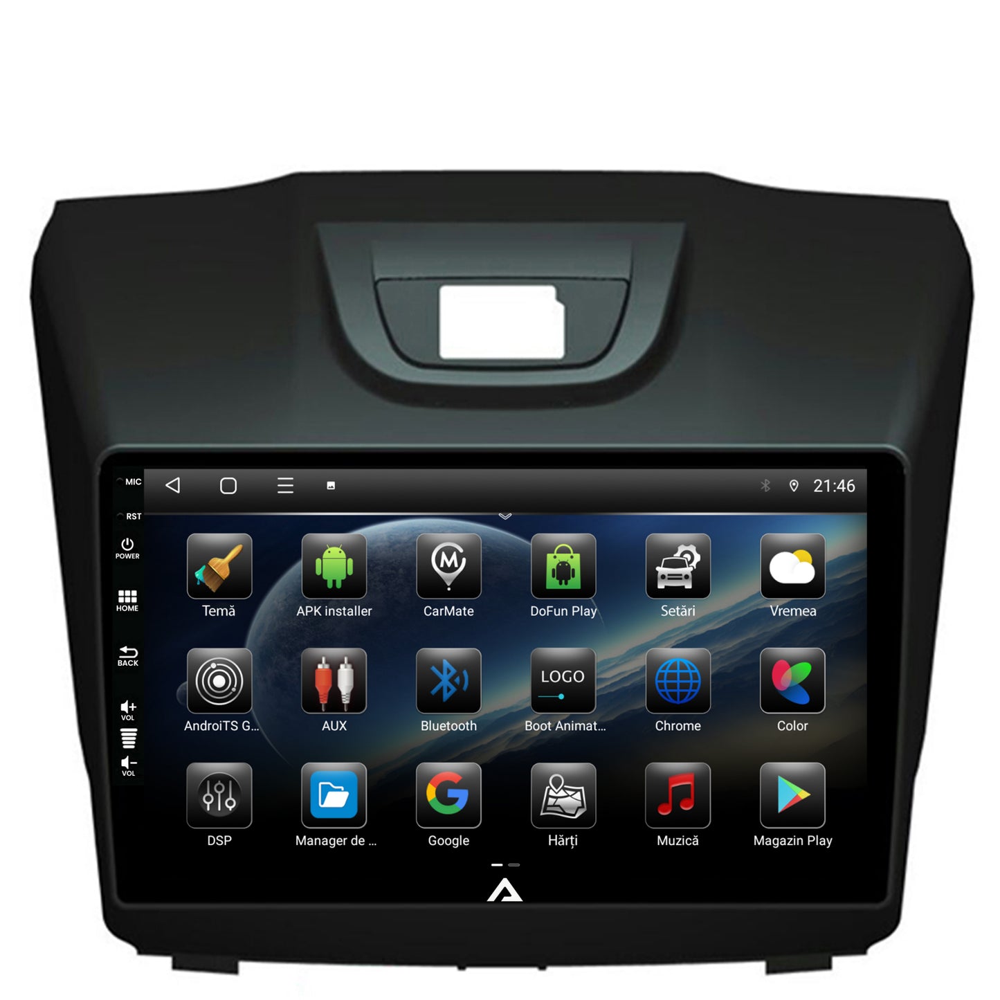Navigatie Isuzu D-MAX (2015+), Android, P-Octacore / 2GB RAM + 32GB ROM, 9 Inch - AD-BGP9002+AD-BGRKIT311