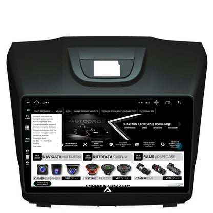 Navigatie Isuzu D-MAX (2015+), Android, Z-Octacore / 8GB RAM + 256GB ROM, 9 Inch - AD-BGZ9008+AD-BGRKIT311