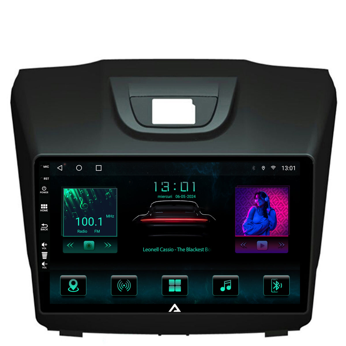 Navigatie Isuzu D-MAX (2015+), Android, A-Octacore / 4GB RAM + 64GB ROM, 9 Inch - AD-BGA9004+AD-BGRKIT311