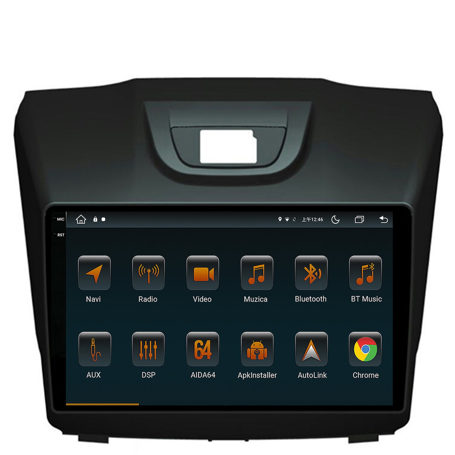 Navigatie Isuzu D-MAX (2015+), Android, V-Octacore / 4GB RAM + 64GB ROM, 9.5 Inch - AD-BGV9004+AD-BGRKIT311