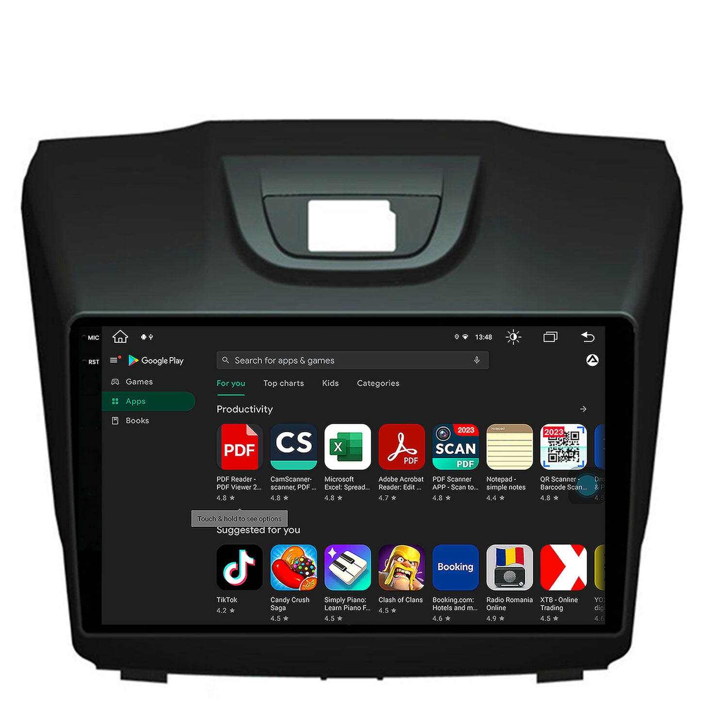 Navigatie Isuzu D-MAX (2015+), Android, V-Octacore / 4GB RAM + 64GB ROM, 9.5 Inch - AD-BGV9004+AD-BGRKIT311
