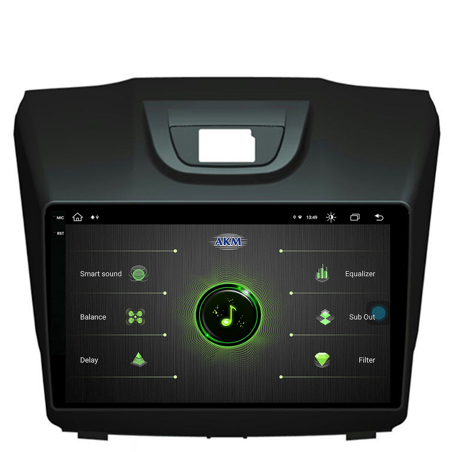 Navigatie Isuzu D-MAX (2015+), Android, V-Octacore / 4GB RAM + 64GB ROM, 9.5 Inch - AD-BGV9004+AD-BGRKIT311