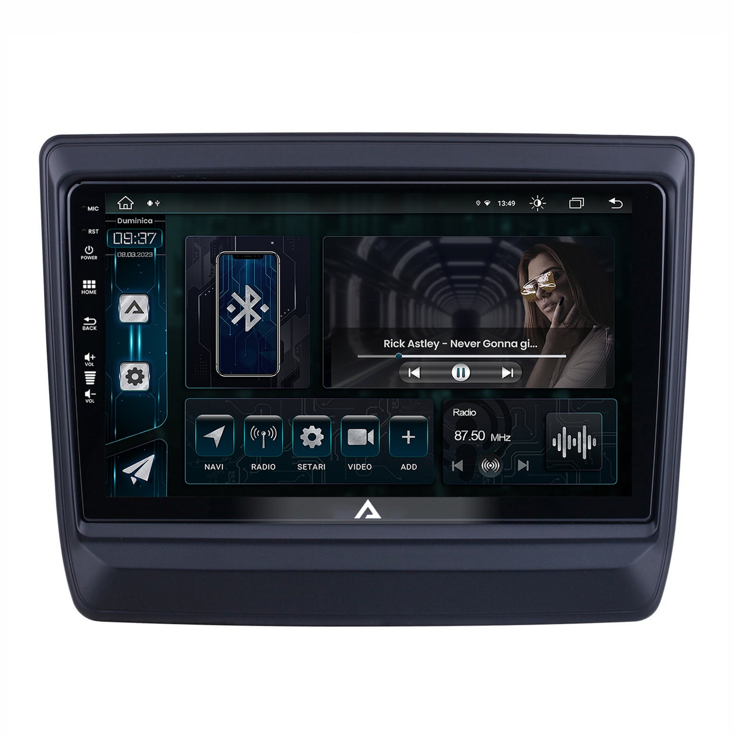 Navigatie Isuzu D-MAX (2020+), Android, Z-Octacore / 8GB RAM + 256GB ROM, 9 Inch - AD-BGZ9008+AD-BGRKIT316