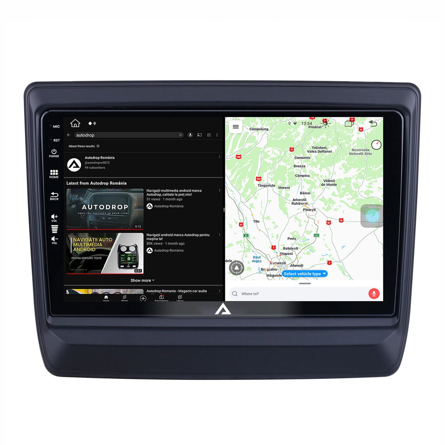 Navigatie Isuzu D-MAX (2020+), Android, Z-Octacore / 8GB RAM + 256GB ROM, 9 Inch - AD-BGZ9008+AD-BGRKIT316