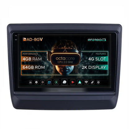 Navigatie Isuzu D-MAX (2020+), Android, V-Octacore / 4GB RAM + 64GB ROM, 9.5 Inch - AD-BGV9004+AD-BGRKIT316
