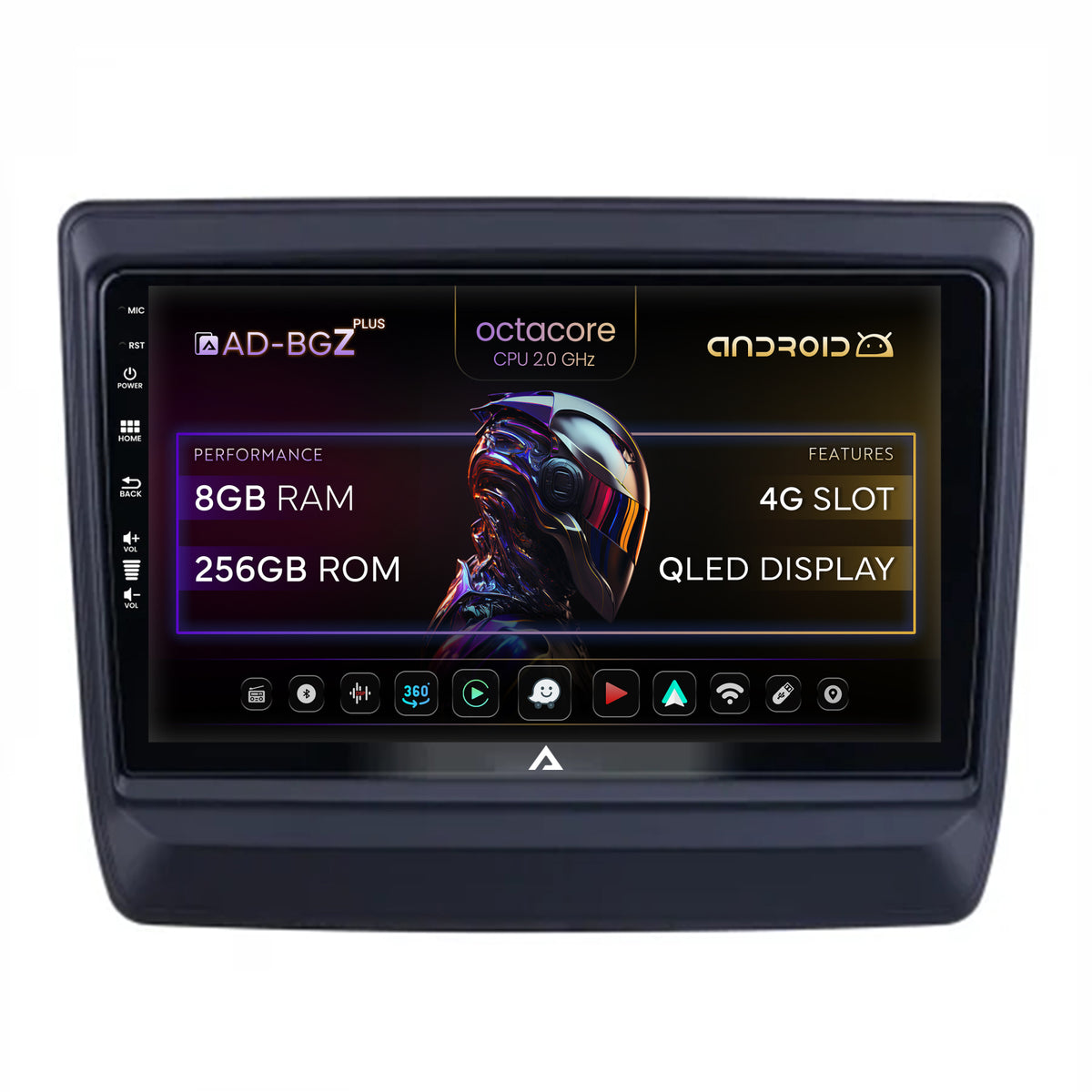 Navigatie Isuzu D-MAX (2020+), Android, Z-Octacore / 8GB RAM + 256GB ROM, 9 Inch - AD-BGZ9008+AD-BGRKIT316